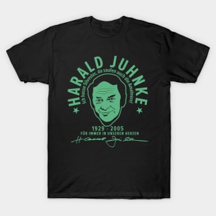 Harald Juhnke Portrait Logo - „Ich hasse Silvester“ Quote Design T-Shirt